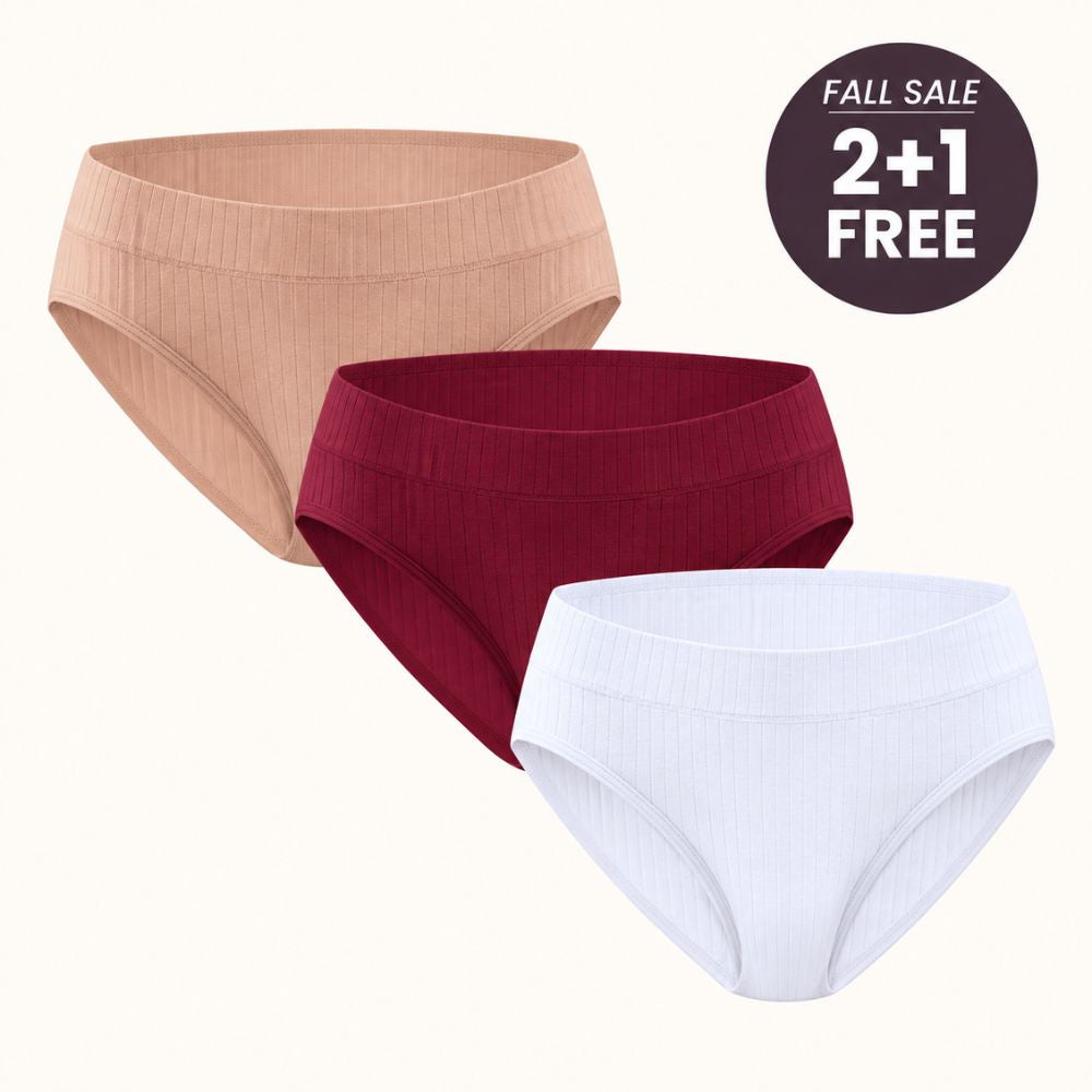 Ribbed Cotton Comfort Brief