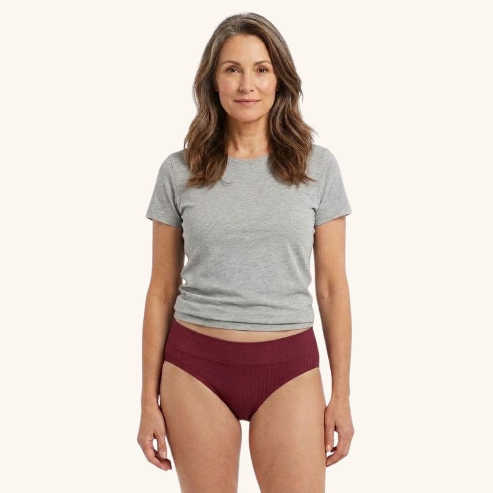 Ribbed Cotton Comfort Brief