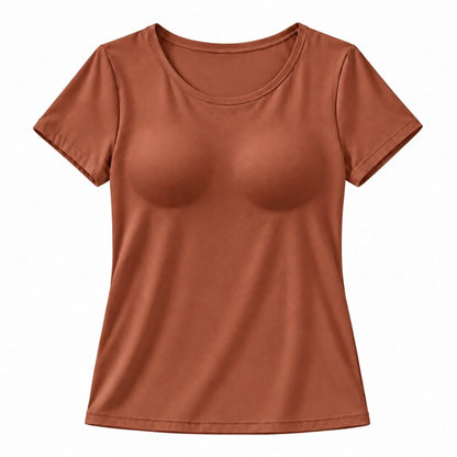 Built-In Bra Comfort T-Shirt