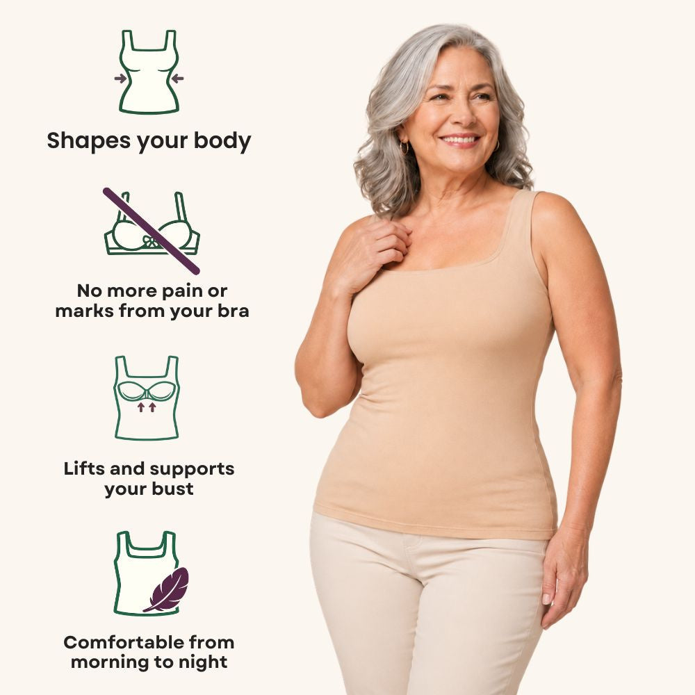 Built-In Bra Tank - Pack of 2