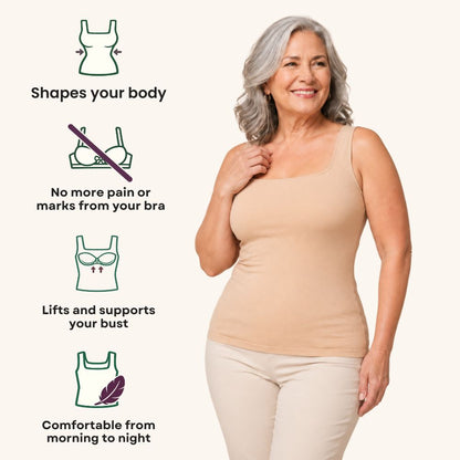 Built-In Bra Tank - Pack of 2