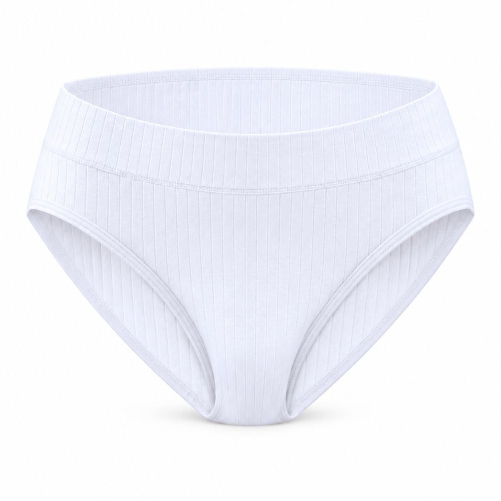 Ribbed Cotton Comfort Brief