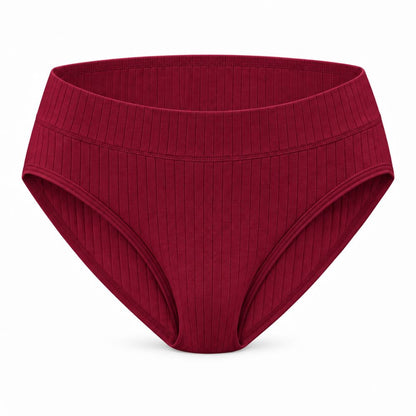 Ribbed Cotton Comfort Brief