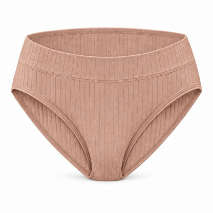 Ribbed Cotton Comfort Brief